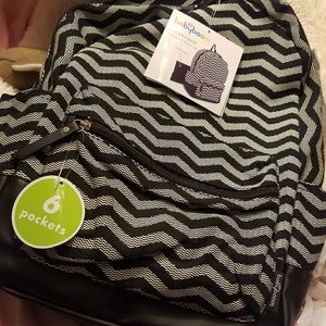 Chevron Diaper backpack bag by baby boom